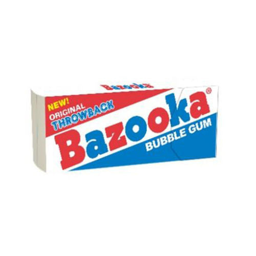 Bazooka Throwback Bubble Gum Original
