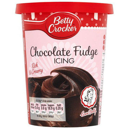 Betty Crocker Icing Chocolate Fudge (6 x 400g) - AmerikaanseGroothandel