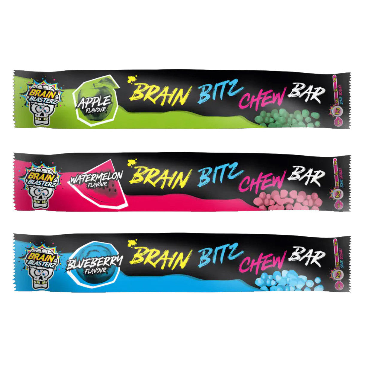 Brain Blasterz Bitz Chew Bar (24 x 20g) - AmerikaanseGroothandel.nl