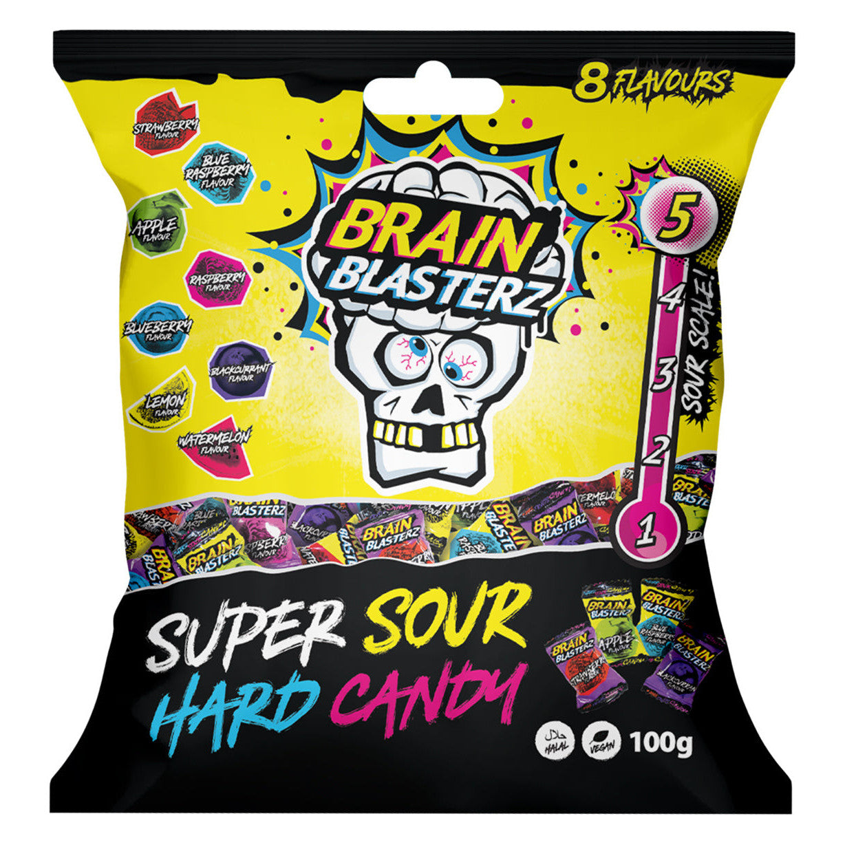 Brain Blasterz Hard Candy Super Sour