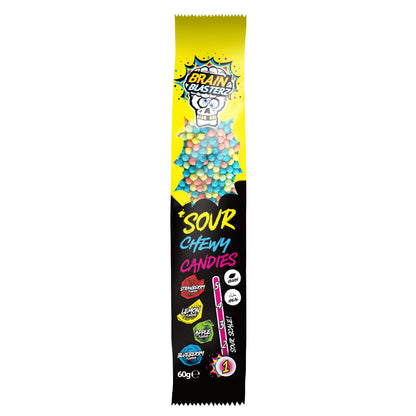 Brain Blasterz Sour Chewy Candies (12 x 60g) - AmerikaanseGroothandel