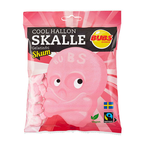 BUBS Skull Foam Cool Raspberry