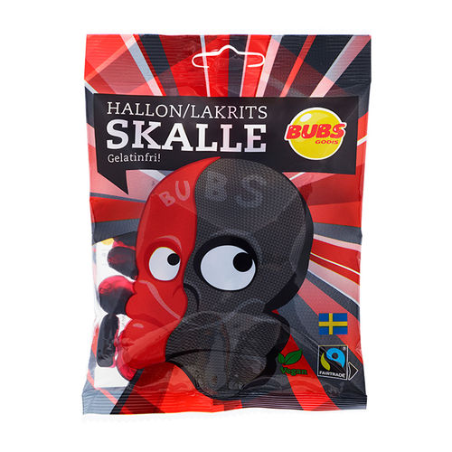 BUBS Skull Raspberry Liquorice