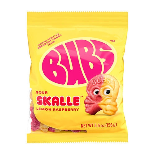 BUBS Sour Skalle Lemon Raspberry