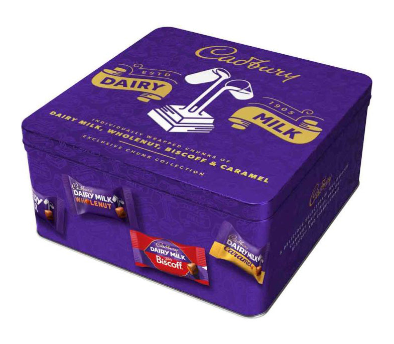 Cadbury Dairy Milk Mixed Chunks Tin (6 x 300g)