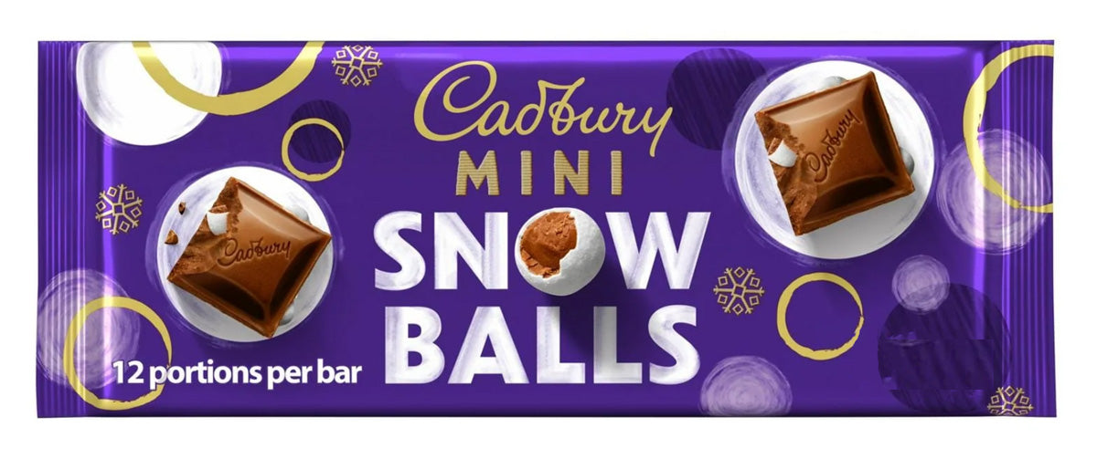 Cadbury Dairy Milk Snowballs Block (14 x 350g)