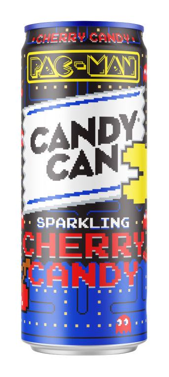 Candy Can Pac-Man Cherry Candy (12 x 330ml) - AmerikaanseGroothandel