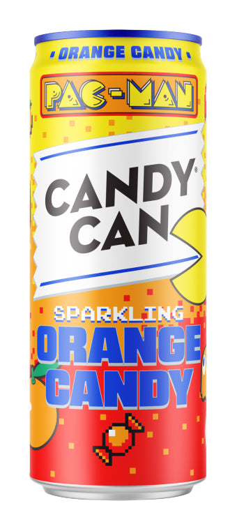 Candy Can Pac-Man Orange Candy (12 x 330ml) - AmerikaanseGroothandel