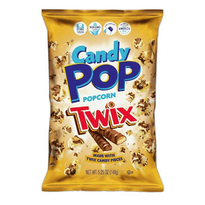 Candy Pop Popcorn Twix (12 x 149g) - AmerikaanseGroothandel