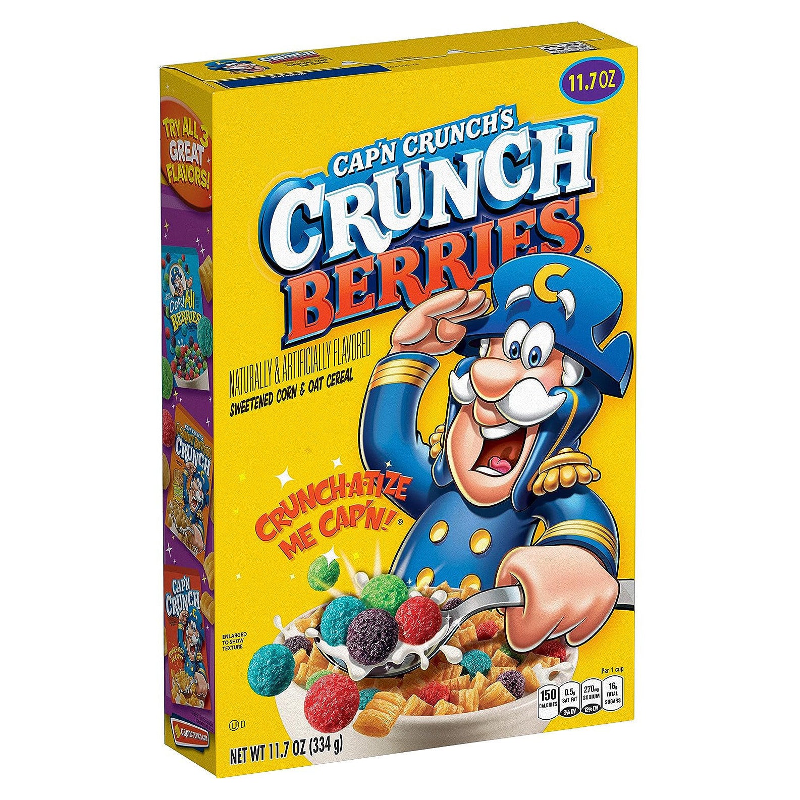 Cap'n Crunch's Crunch Berries (14 x 334g) - AmerikaanseGroothandel.nl