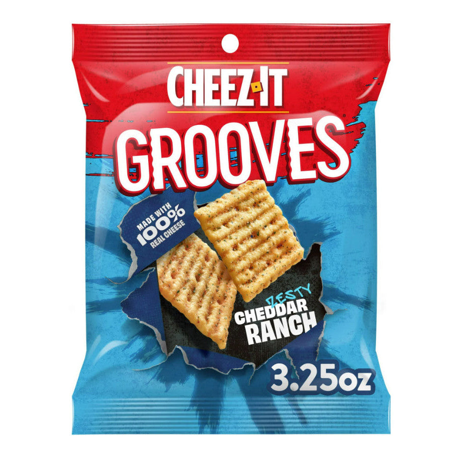 Cheez-It Grooves Cheddar Ranch (6 x 92g) - AmerikaanseGroothandel.nl