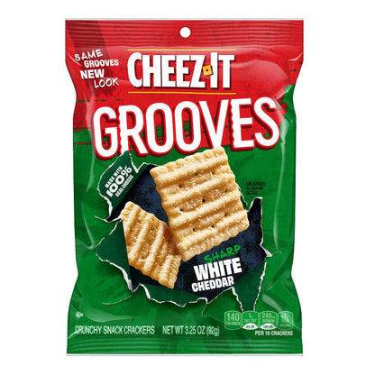 Cheez-It Grooves White Cheddar (6 x 92g) - AmerikaanseGroothandel