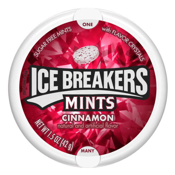 Ice Breakers Mints Cinnamon (8 x 42g) - AmerikaanseGroothandel.nl