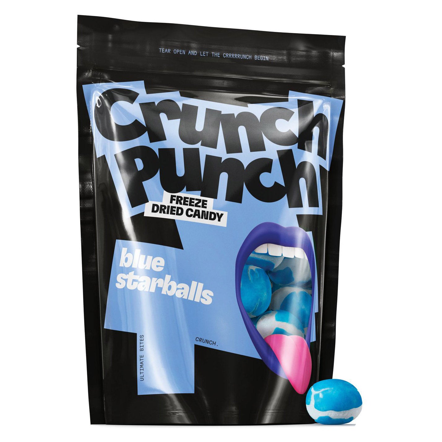 Crunch Punch Blue Starballs (15 x 100g) - AmerikaanseGroothandel