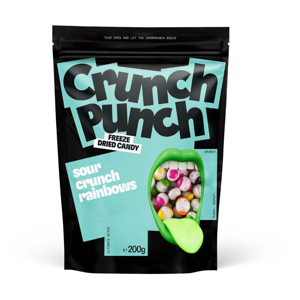 Crunch Punch Sour Crunch Rainbows (12 x 200g) - AmerikaanseGroothandel.nl