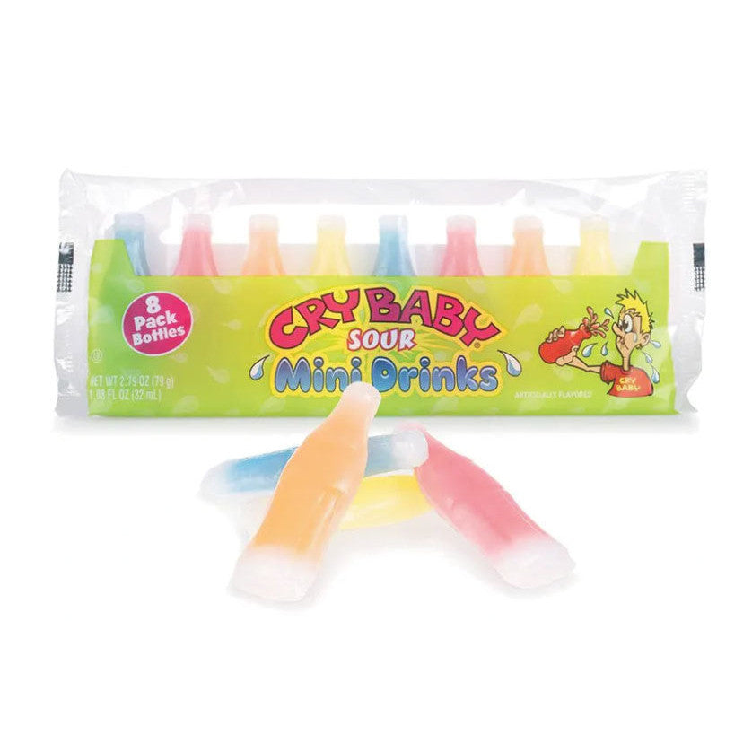 Cry Baby Sour Mini Drinks 8 Pack (12 x 79g)