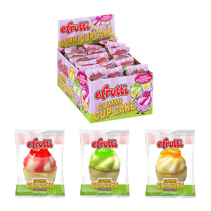 efrutti Gummi Cupcakes (Doos van 60)