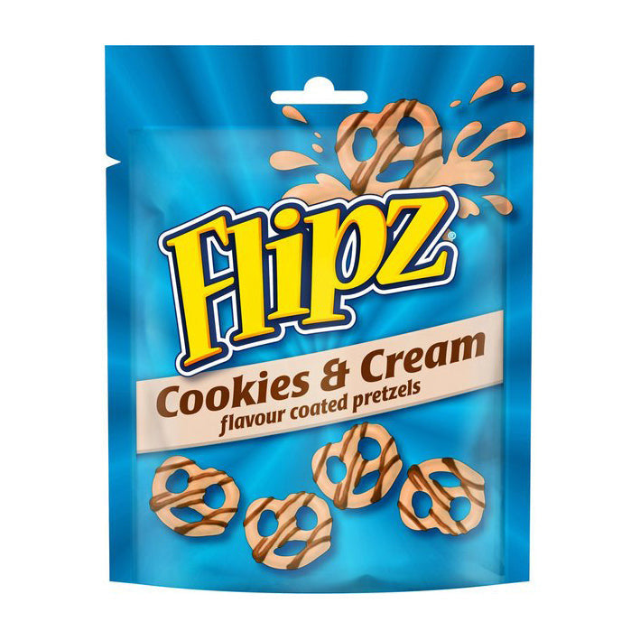 Flipz Pretzels Cookies & Cream (6 x 90g) - AmerikaanseGroothandel.nl