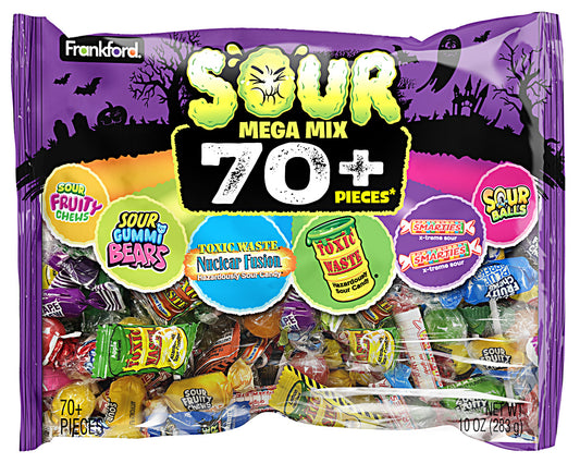 Frankford Sour Mega Mix 70 Pack (12 x 283g) - AmerikaanseGroothandel