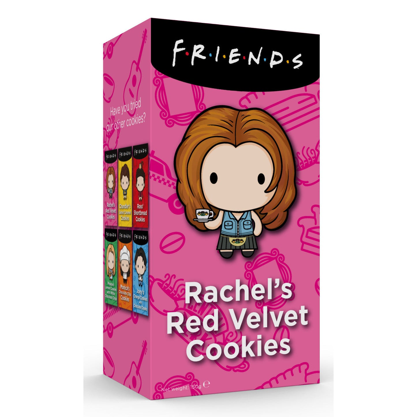 Friends Cookies Rachel's Red Velvet (12 x 150g) - AmerikaanseGroothandel.nl