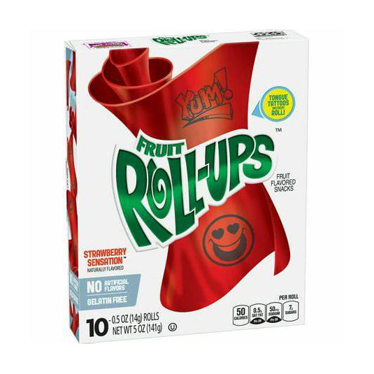 Fruit Roll-Ups Strawberry Sensation 10 Pack