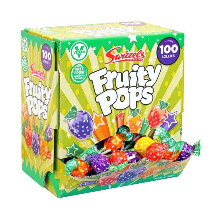 Swizzels Fruity Pops 100 Pack (Enkele verpakking van 800g)