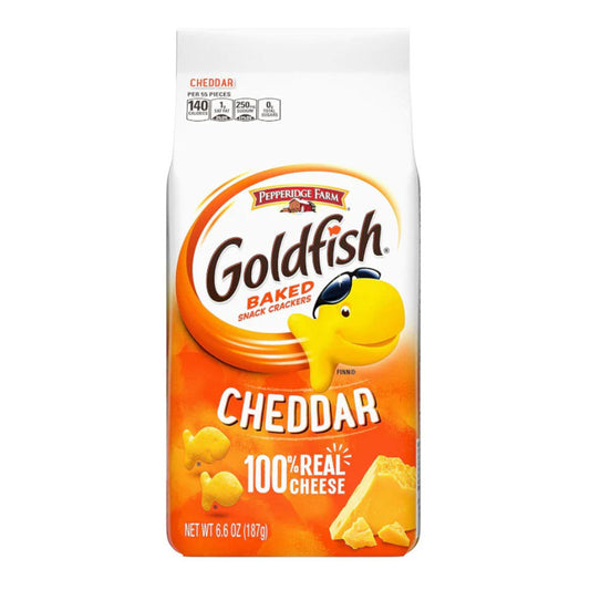 Goldfish Crackers Cheddar (24 x 187g)