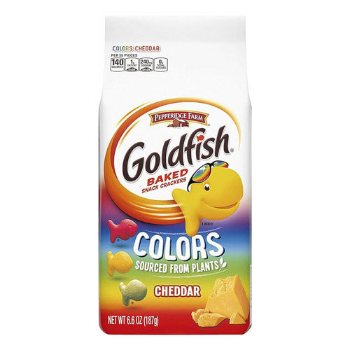 Goldfish Crackers Colors Cheddar