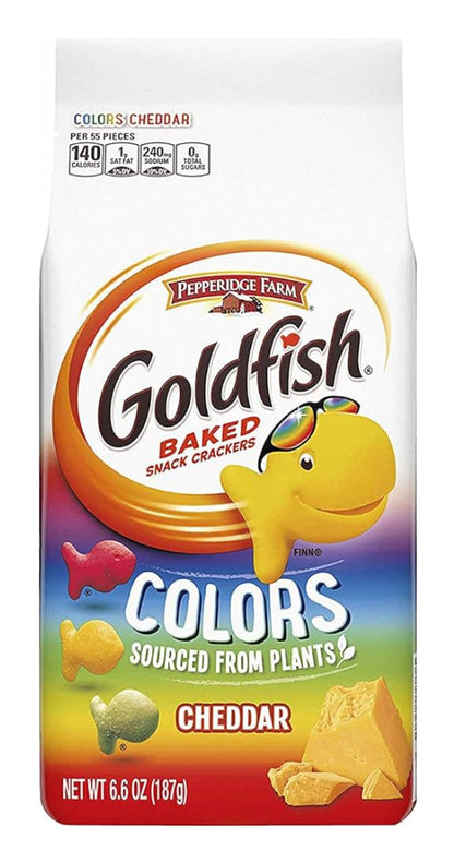 Goldfish Crackers Colors Cheddar