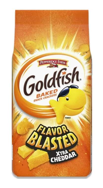 Goldfish Crackers Flavor Blasted Xtra Cheddar