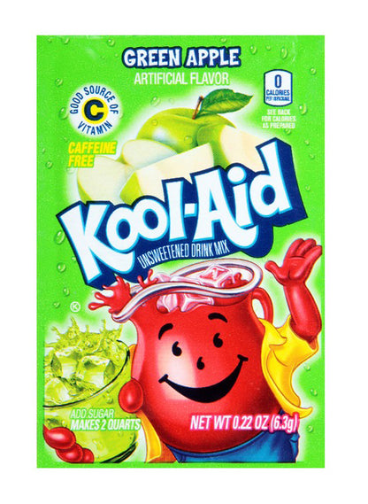 Kool-Aid Drink Mix Green Apple