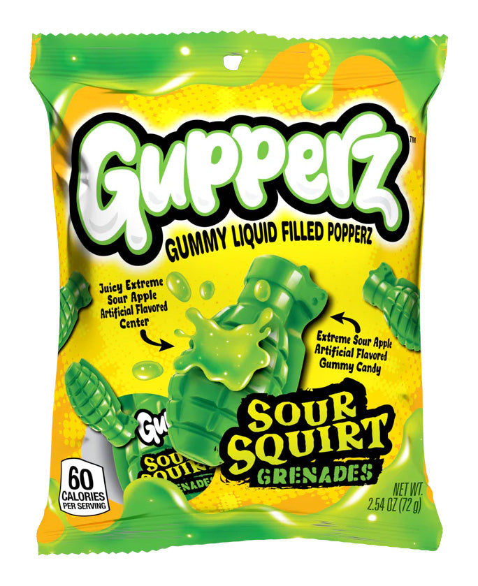Gupperz Sour Squirt Grenades (12 x 72g)