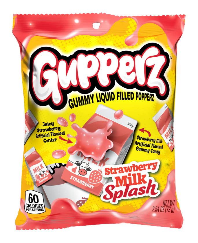 Gupperz Strawberry Milk Splash (12 x 72g)
