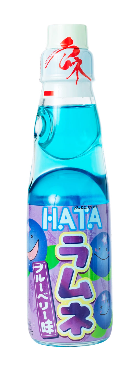 Hatakosen Ramune Soda Blueberry (30 x 200ml) - AmerikaanseGroothandel