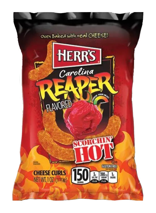 Herr's Baked Cheese Curls Carolina Reaper