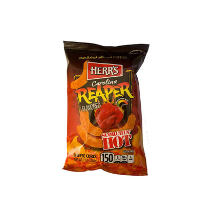 Herr's Baked Cheese Curls Carolina Reaper (42 x 28g) - AmerikaanseGroothandel