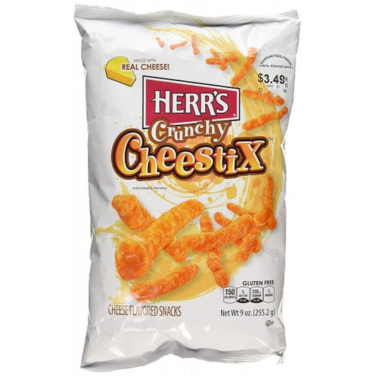 Herr's Crunchy Cheestix Original (8 x 227g) - AmerikaanseGroothandel