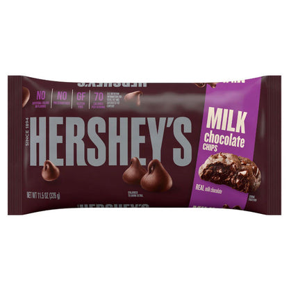 Hershey's Chips Milk Chocolate (12 x 326g) - AmerikaanseGroothandel