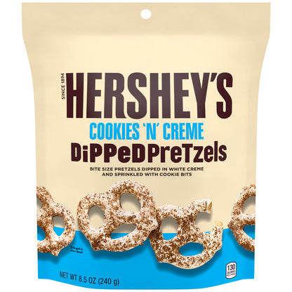 Hershey's Dipped Pretzels Cookies 'N' Creme (6 x 241g) - AmerikaanseGroothandel