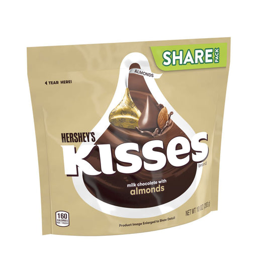 Hershey's Kisses Milk Chocolate with Almonds Share Pack (8 x 283g)