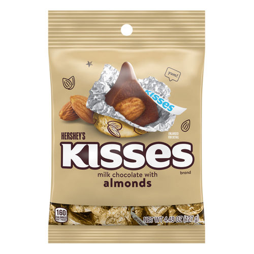 Hershey's Kisses Milk Chocolate with Almonds