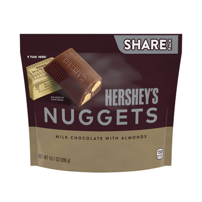 Hershey's Nuggets Milk Chocolate with Almonds Share Pack (8 x 286g) - AmerikaanseGroothandel