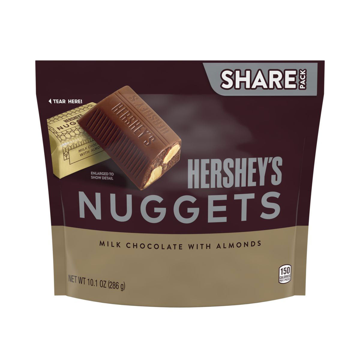 Hershey's Nuggets Milk Chocolate with Almonds Share Pack