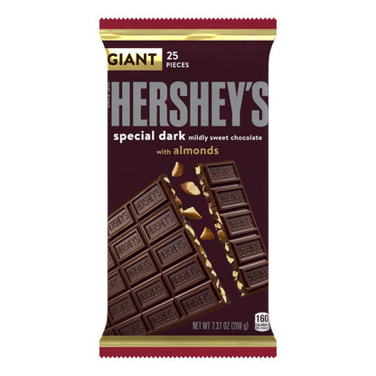 Hershey's Special Dark with Almonds Giant (12 x 209g) - AmerikaanseGroothandel