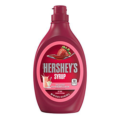 Hershey's Syrup Strawberry (12 x 623g) - AmerikaanseGroothandel.nl