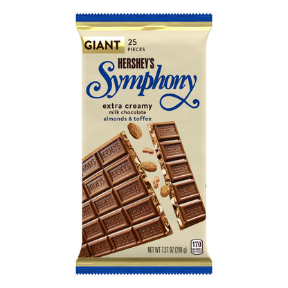 Hershey's Symphony with Almonds Giant (12 x 209g) - AmerikaanseGroothandel