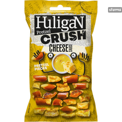 HuligaN Pretzel Crush Cheese Sauce (18 x 65g) - AmerikaanseGroothandel