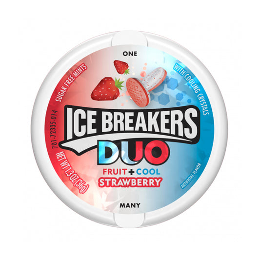 Ice Breakers Mints Duo Strawberry (8 x 36g)