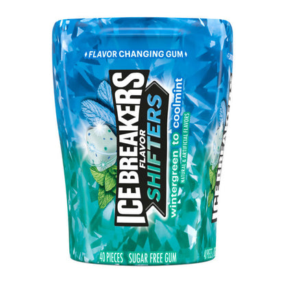 Ice Breakers Flavor Shifters Gum Wintergreen Coolmint (6 x 92g) - AmerikaanseGroothandel