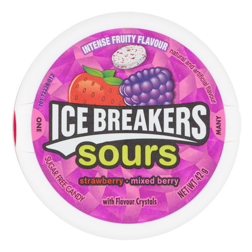 Ice Breakers Sours Strawberry & Mixed Berry